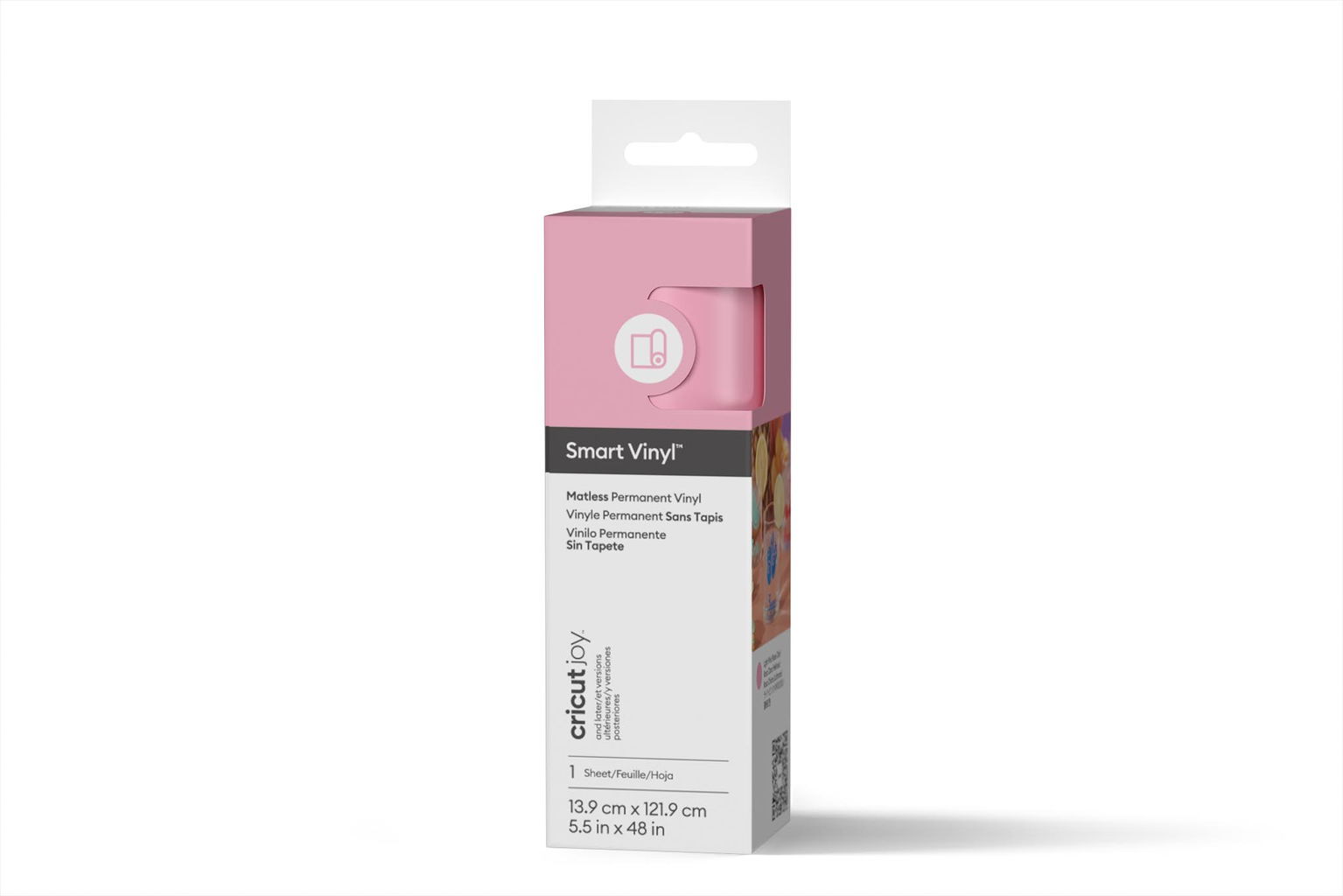 Cricut Smart Vinyl Permanent Joy 14 × 122 cm 1 sheet (Mat Light Pink)