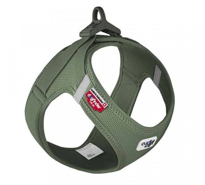 CURLI Postroj pre psy so sponou Air-Mesh Moss M 6 – 9 kg