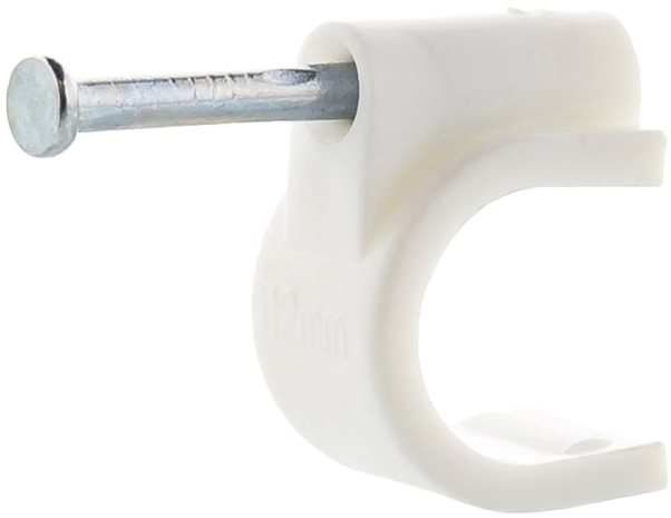 DATACOM Káblová úchytka (4 mm) biela 100 ks