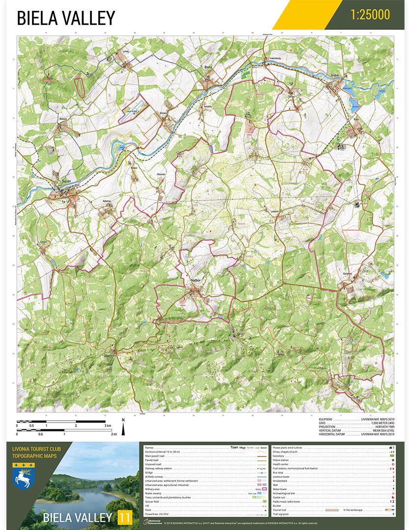 DayZ Livonia Printed Map