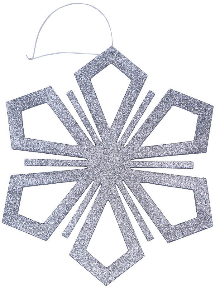 DECOLED Vločka II, priemer 120 cm, strieborná