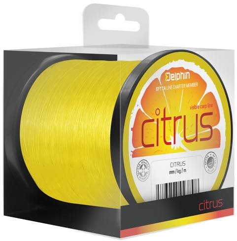 Delphin Citrus Žltý 1200 m 0,25 mm 5 kg
