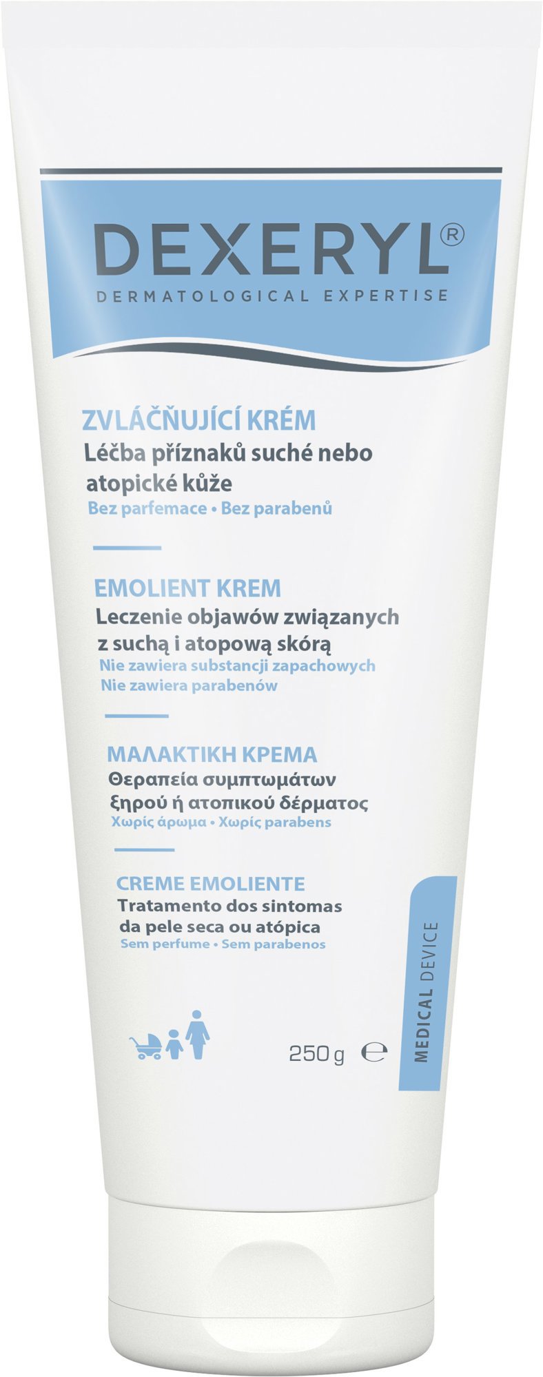 DEXERYL Zvláčňujúci krém na suchú kožu 250 g