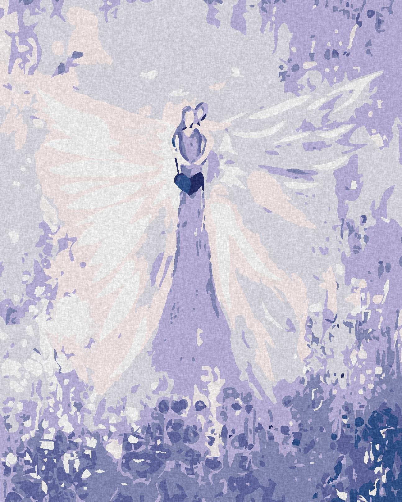 Diamondi – ANJELI OD LENKY – EMBRACE ANGEL, 40 × 50 cm, bez rámu a bez napnutia plátna