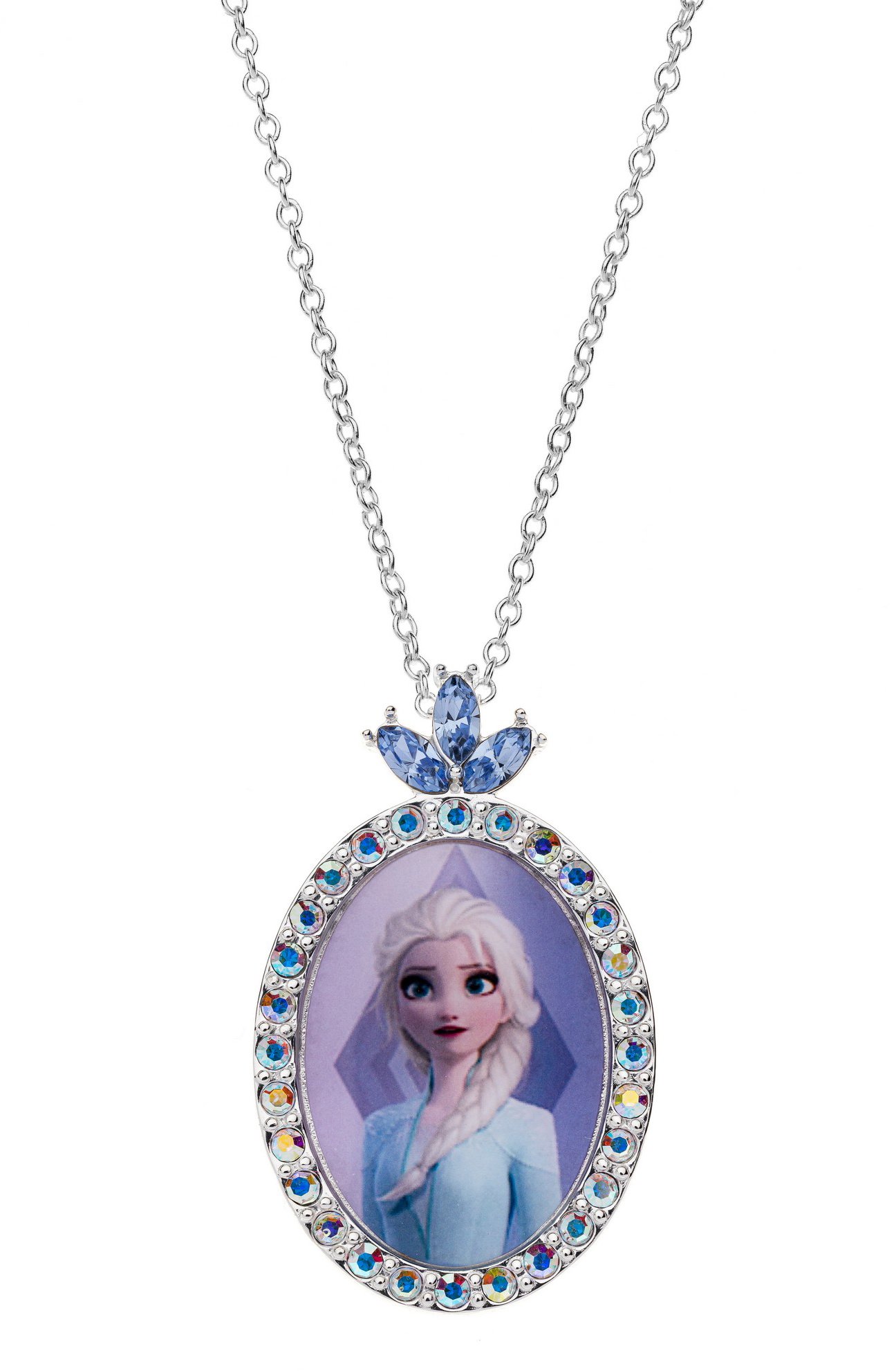 Disney Frozen Elsa strieborný CS00008SRML-P.CS – detský náhrdelník