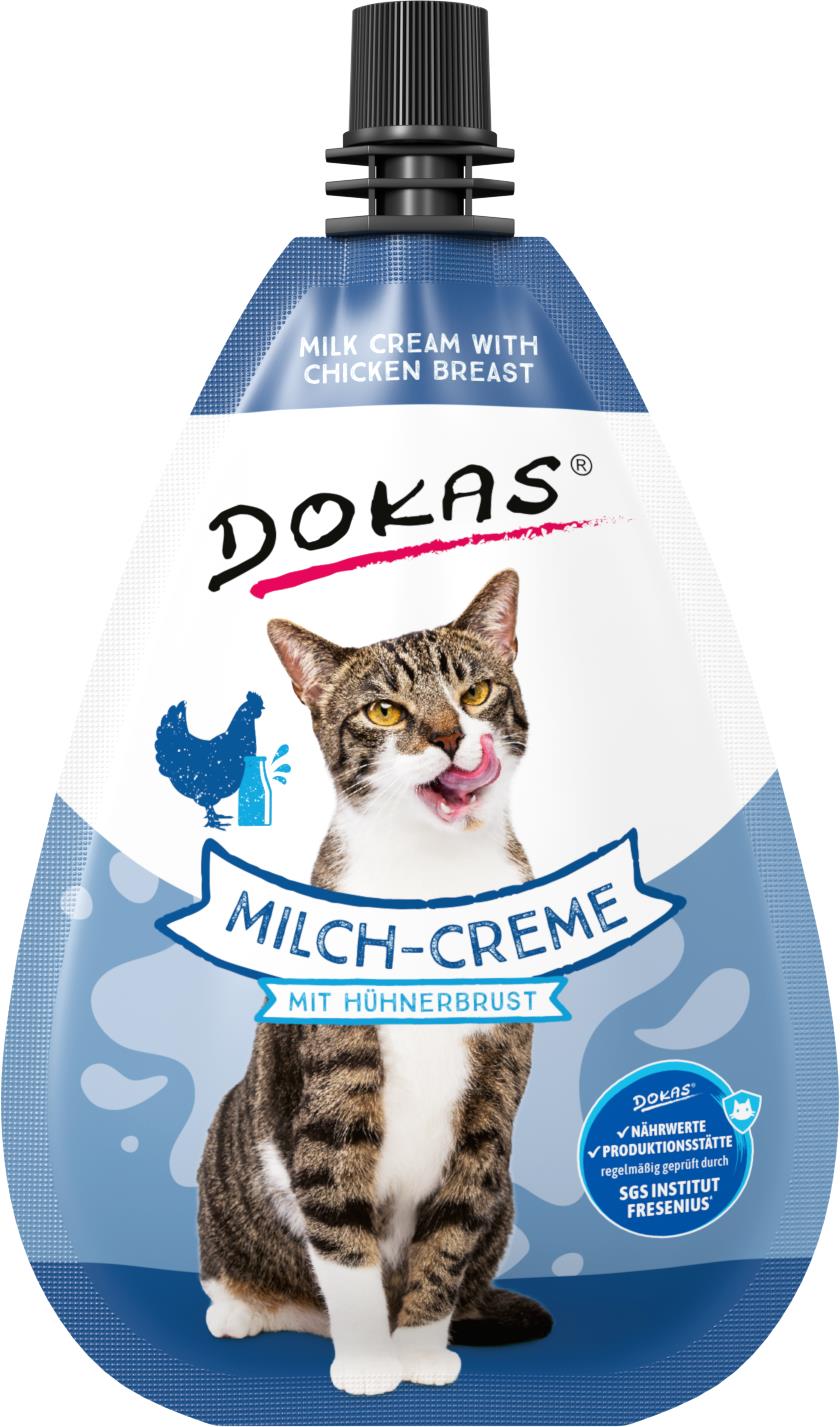 Dokas Mliečny krém s kuracím mäsom 80 g