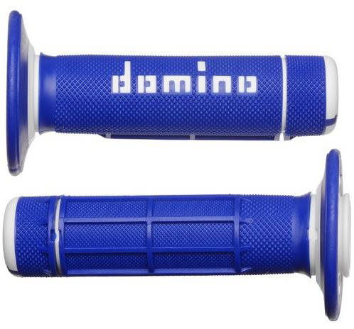 Domino gripy A020 offroad dĺžka 118 mm, modro-biele