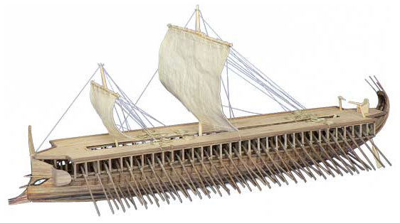 Dušek Grécka triréma 480 pred n. l 1:72 kit