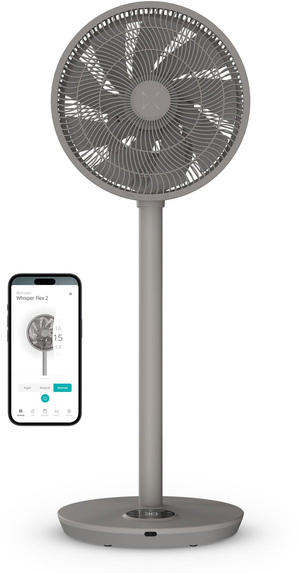 Duux DXCF74 Whisper Flex 2 Smart Sivý
