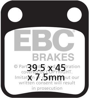 EBC Brzdové doštičky FA054TT