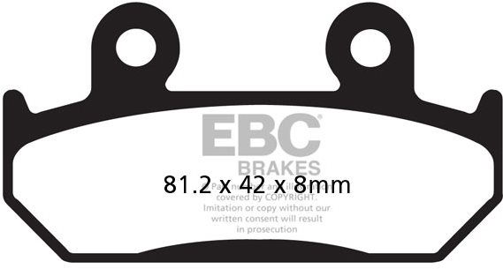 EBC Brzdové doštičky FA121