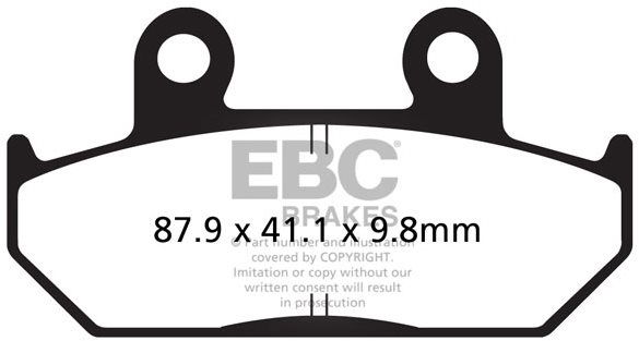 EBC Brzdové doštičky FA124/2V