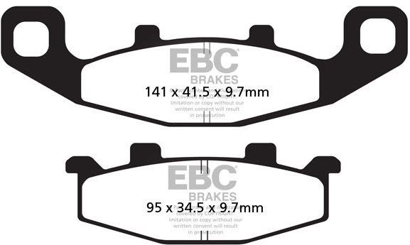EBC Brzdové doštičky FA129