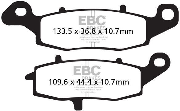 EBC Brzdové doštičky FA231/2V