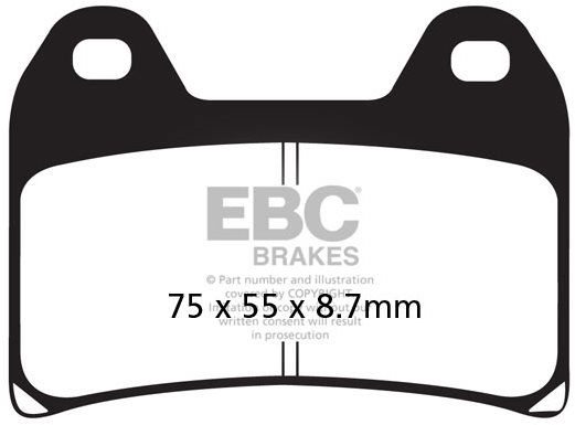 EBC Brzdové doštičky FA244