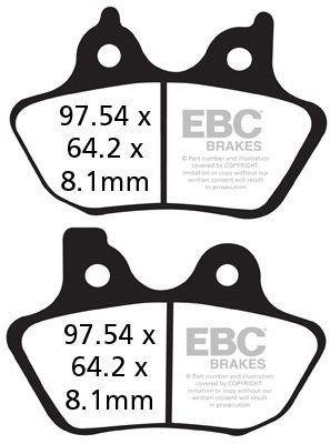 EBC Brzdové doštičky FA400V