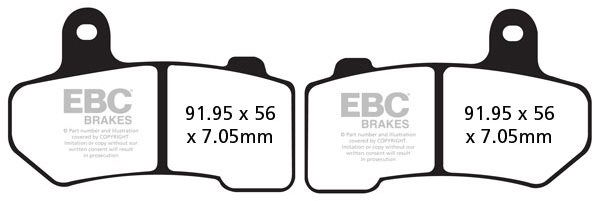 EBC Brzdové doštičky FA409V