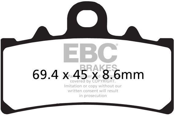 EBC Brzdové doštičky FA606HH
