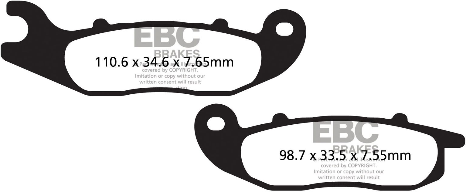 EBC Brzdové doštičky SFA693