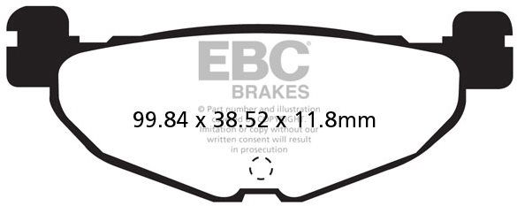 EBC Brzdové doštičky SFAC408