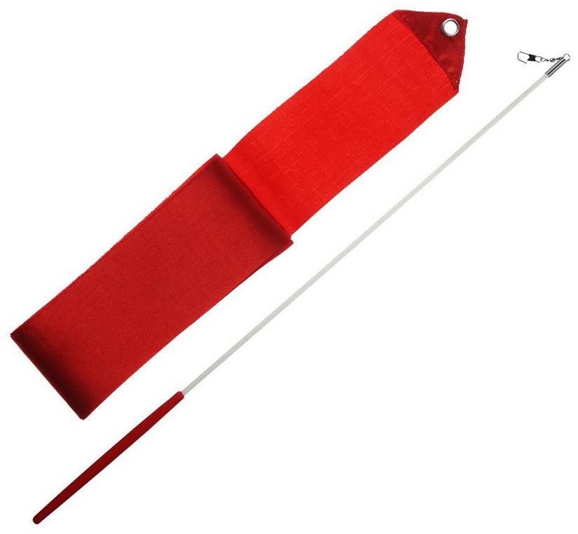 EFFEA Gymnastická stuha + tyčka – červená