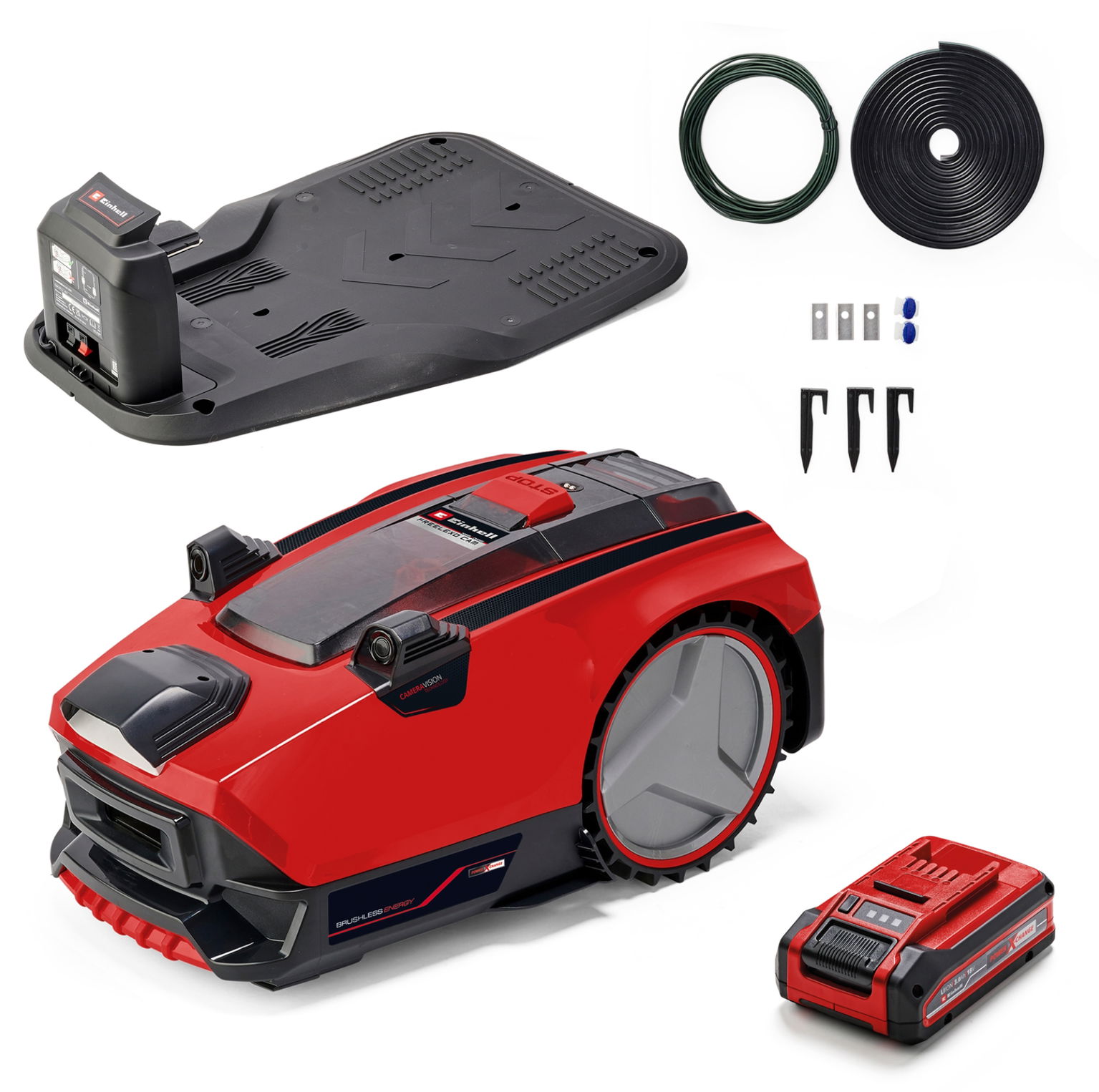 EINHELL – Robotická kosačka Freelexo Cam 500 (1× 3 Ah), 3413991