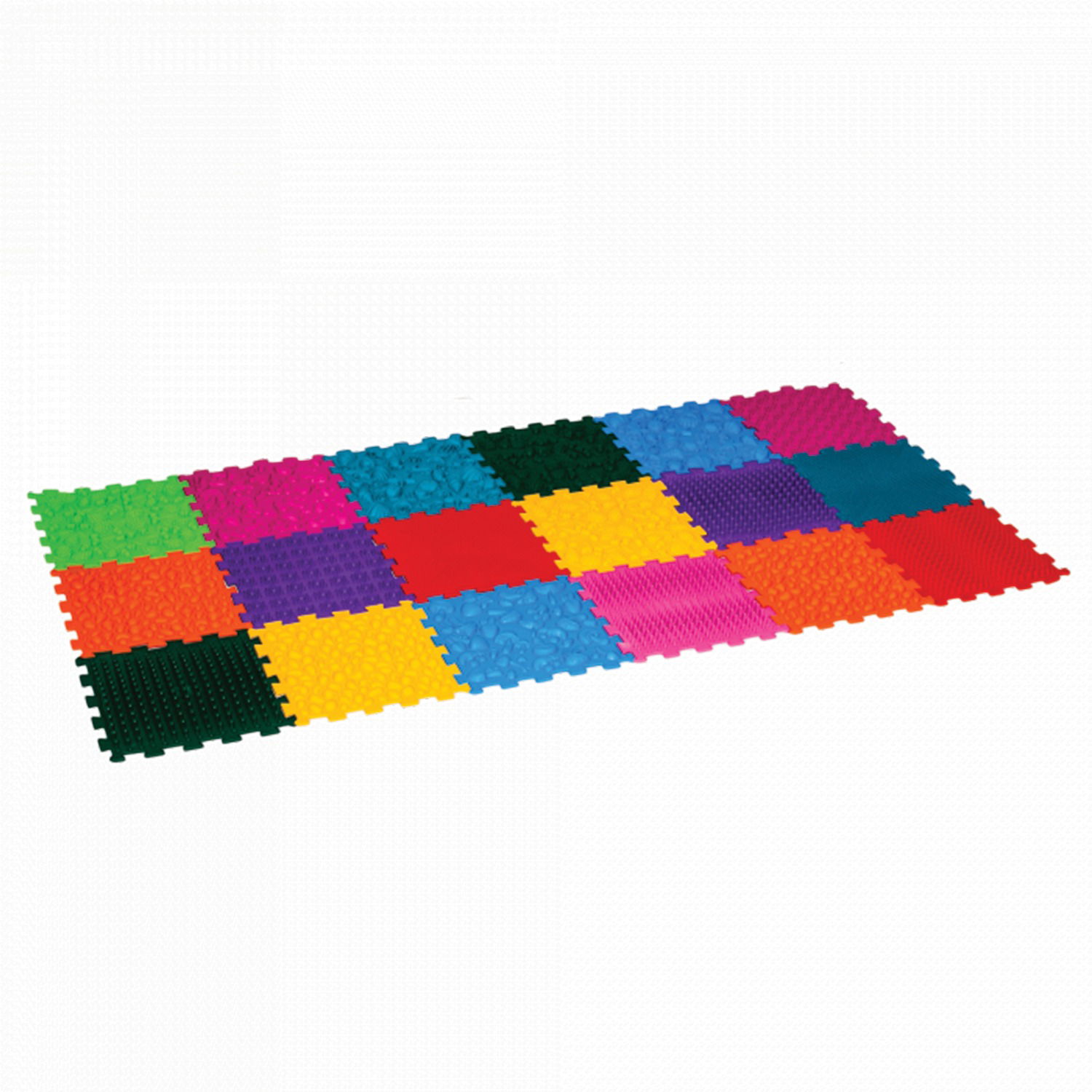 Empt Masážna ortopedická podložka Puzzle „Mega Mix“ 18 modulov