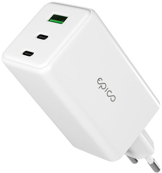Epico UltraBoost GaN 100 W sieťový adaptér EA100 – biela