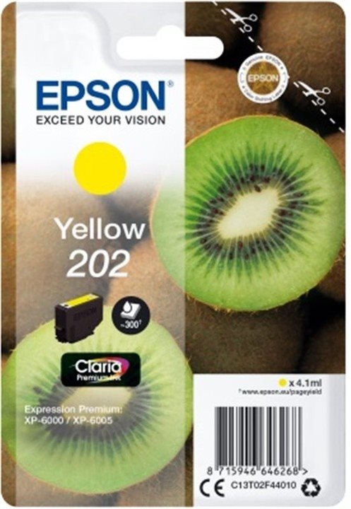 Epson 202 Claria Premium žltá