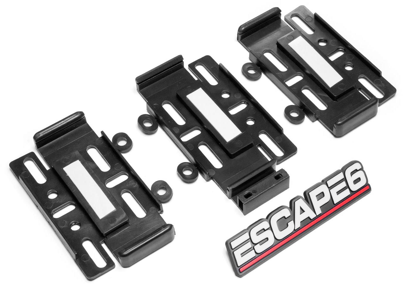 Escape6 Bezrámčekový držiak registračnej značky