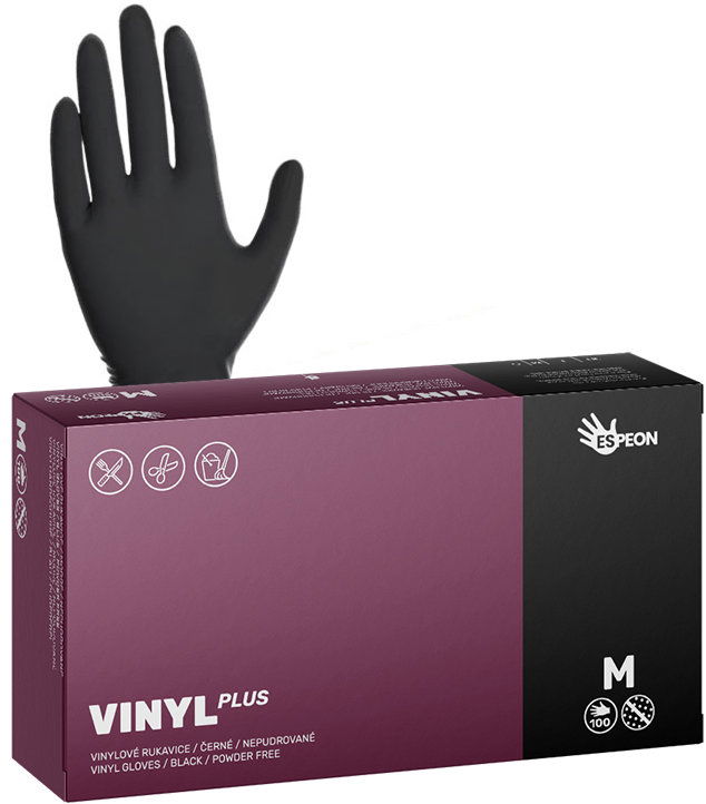 ESPEON Vinyl Plus veľ. M, 100 ks