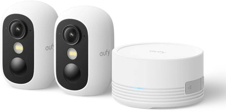 Eufy C35 (sada 2 ks + jednotka HomeBase Mini) 1080p biely