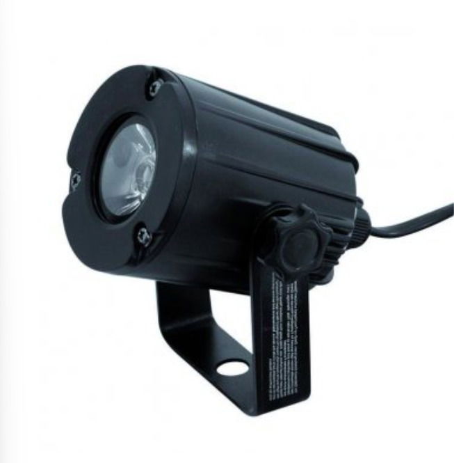 Eurolite LED spot 3 W, 3200 K, 6, čierny, bodový reflektor