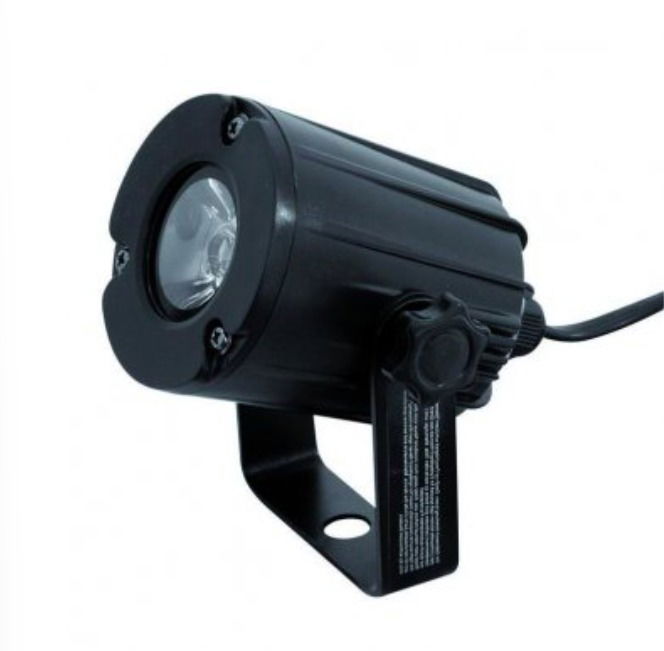 Eurolite LED spot 3 W, 6000 K, 6, čierny, bodový reflektor