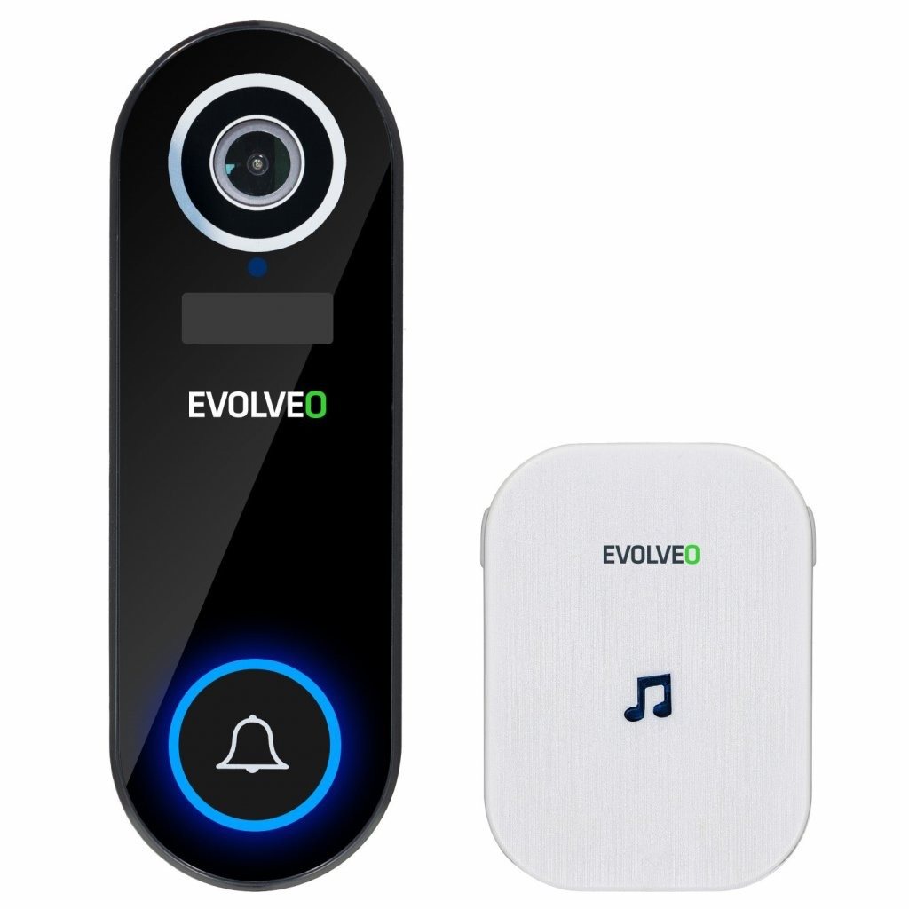 EVOLVEO Ringo DB2 – bezdrôtový inteligentný videozvonček + zvonček do zásuvky