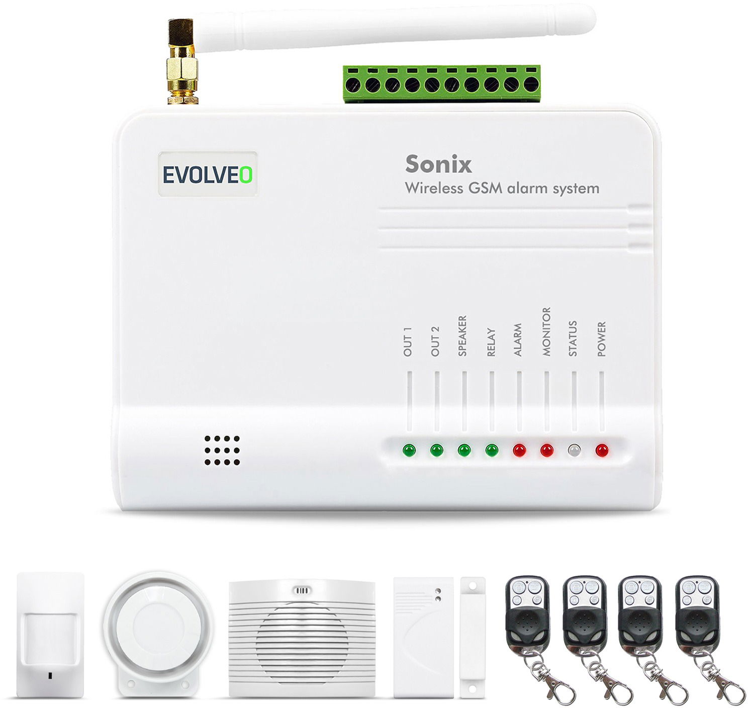 EVOLVEO Sonix – Bezdrôtové zabezpečenie majetku