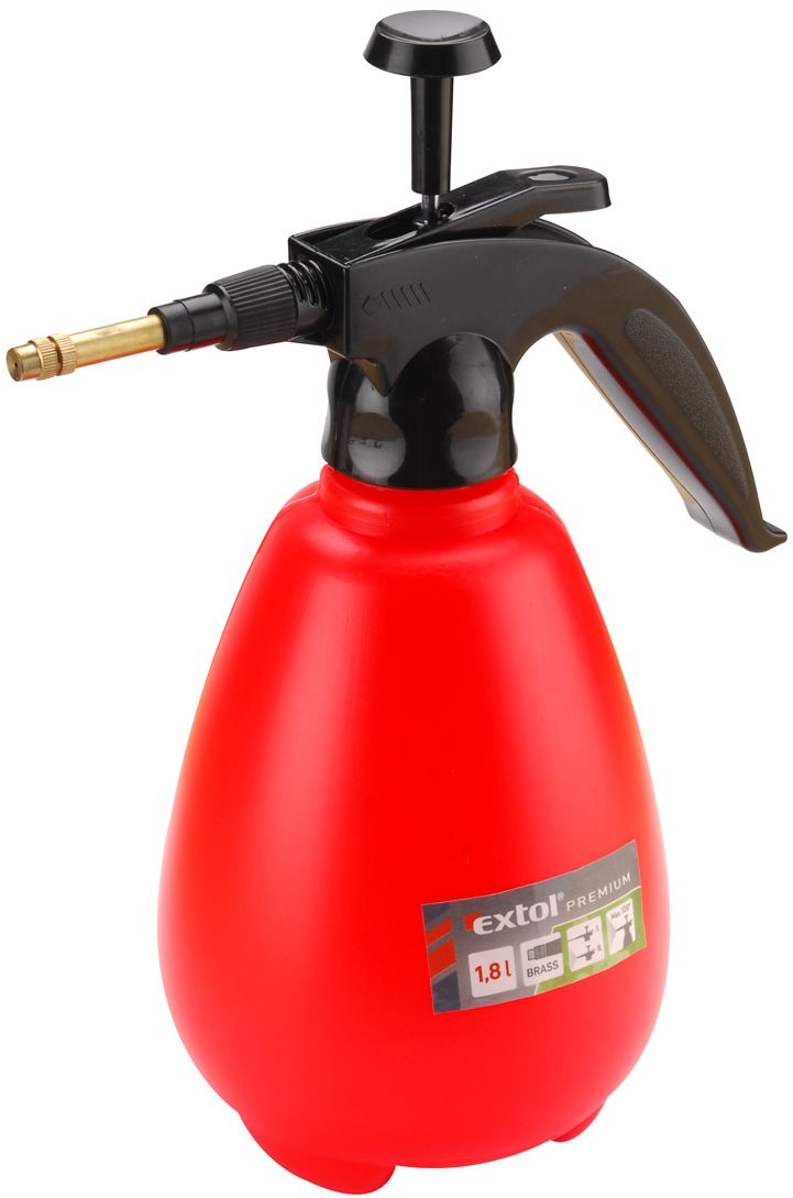 EXTOL PREMIUM postrekovač ručný tlakový, 1,8 l, MOSADZ, 8876202