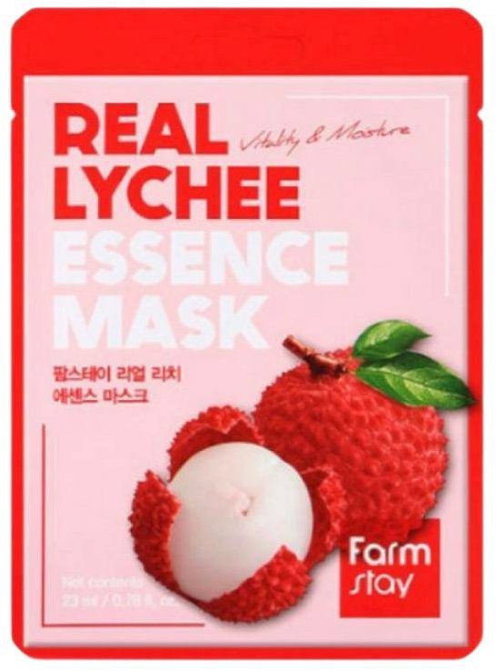 FARM STAY Real Lychee Essence Mask 23 ml