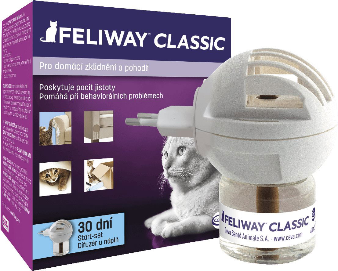 Feliway difuzér + fľaštička s náplňou, 48 ml