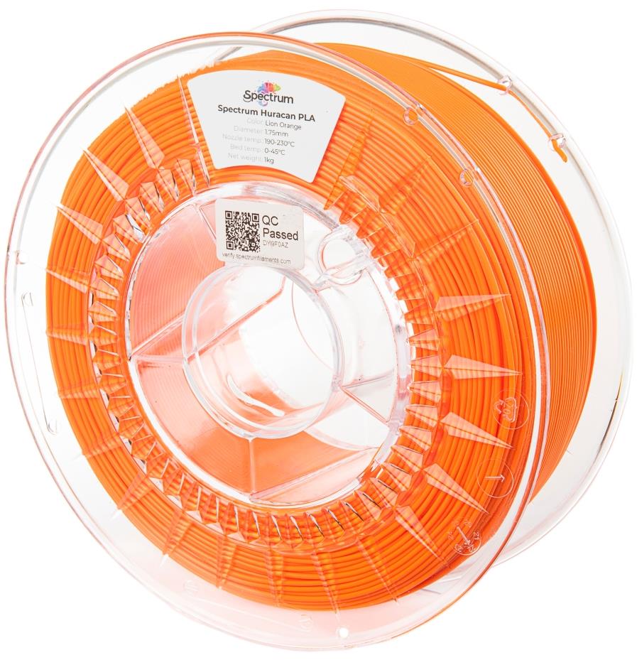 Filament Spectrum Huracan PLA 1.75 mm Lion Orange 1 kg