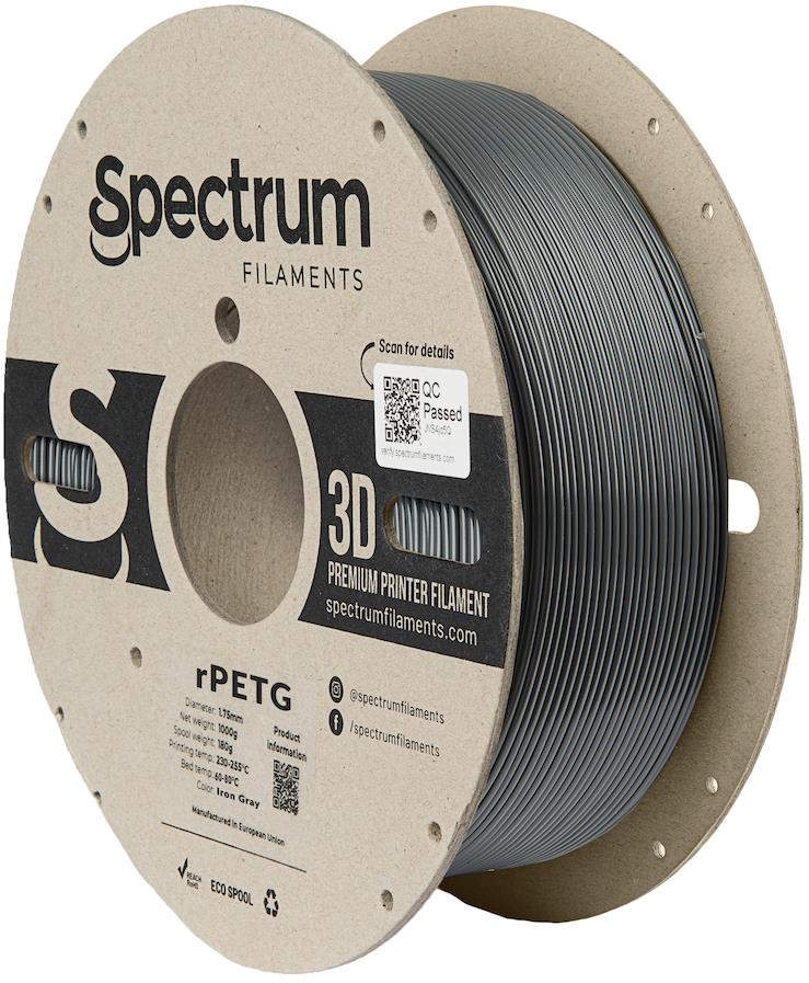 Filament Spectrum rPETG 1,75 mm Iron Grey 1 Kg