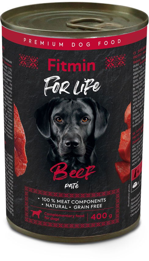 Fitmin for Life Hovädzie konzerva pre psov 400 g
