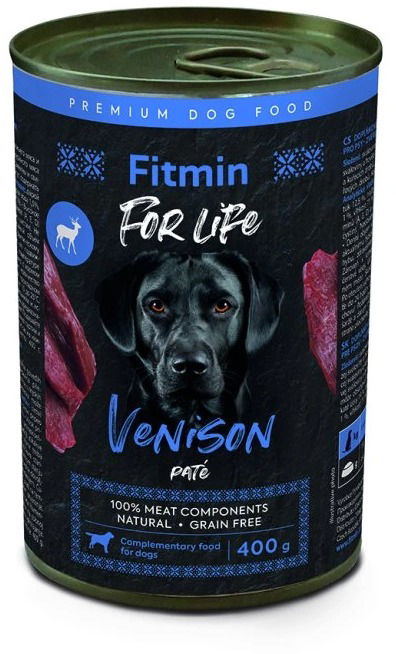 Fitmin For Life, Zverinová konzerva pre psov, 400 g