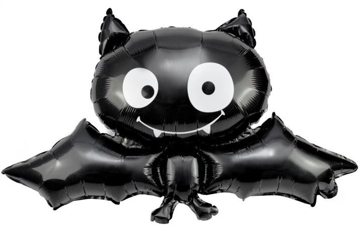 Fóliový balónik netopier – halloween – 63 × 50 cm