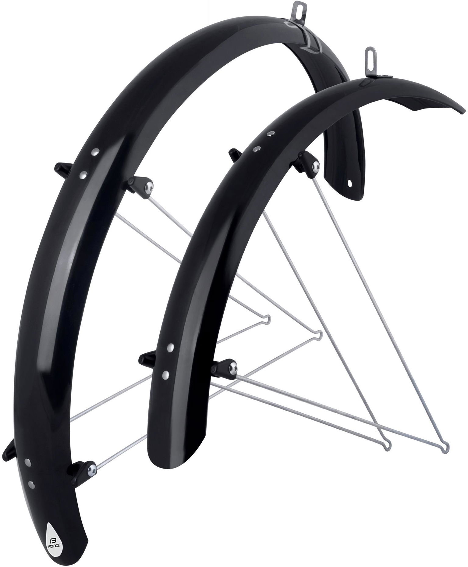 Force Aluflex 26" + vzpery, čierny