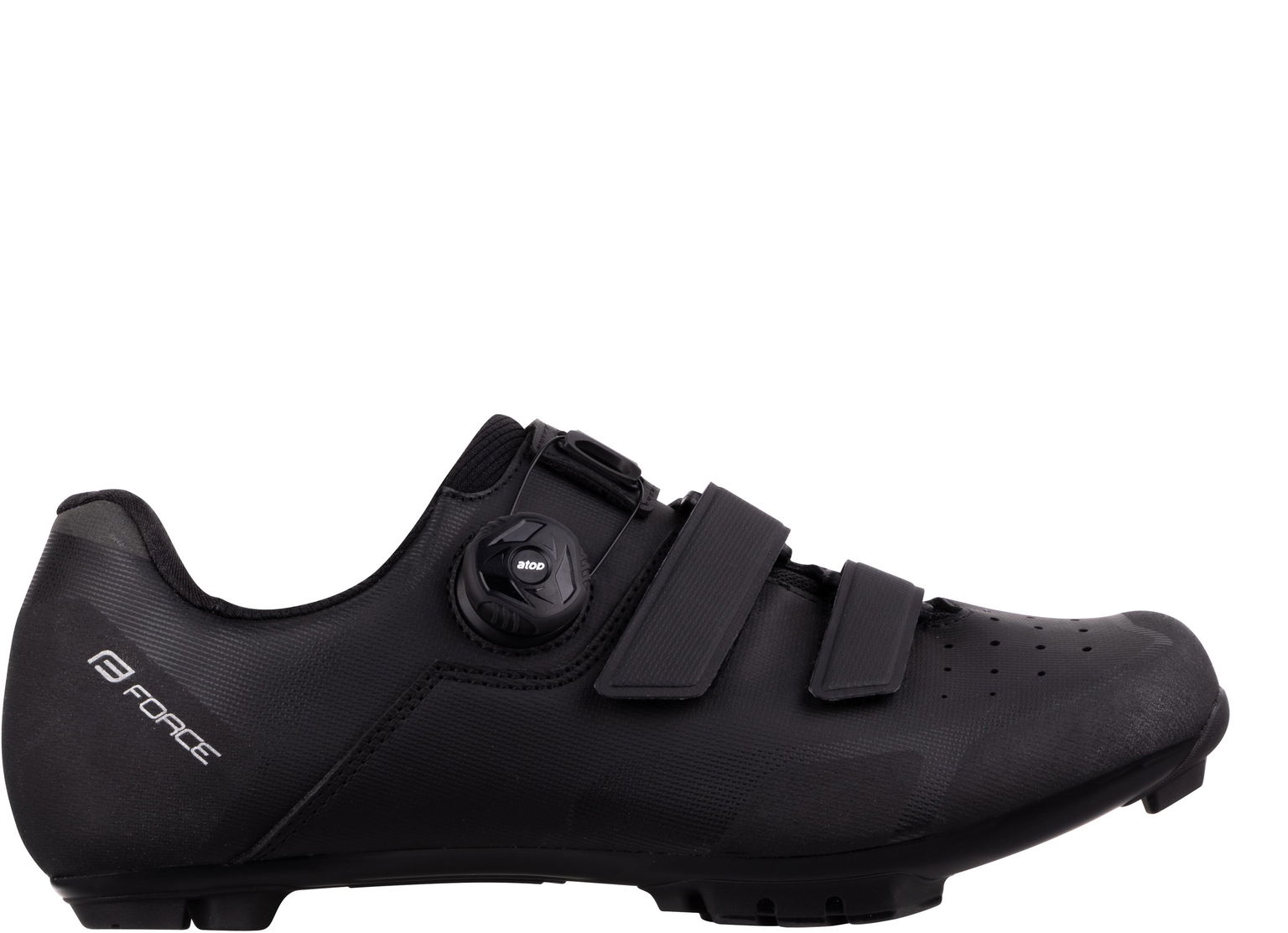 FORCE, tretry MTB Revo 2, čierne 43