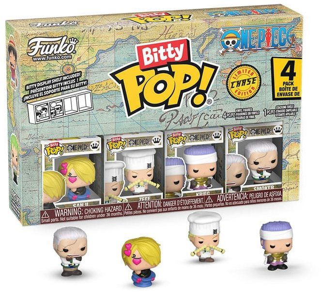 Funko Pop! Bitty 4-Pack One Piece Sanji, 1 ks náhodná
