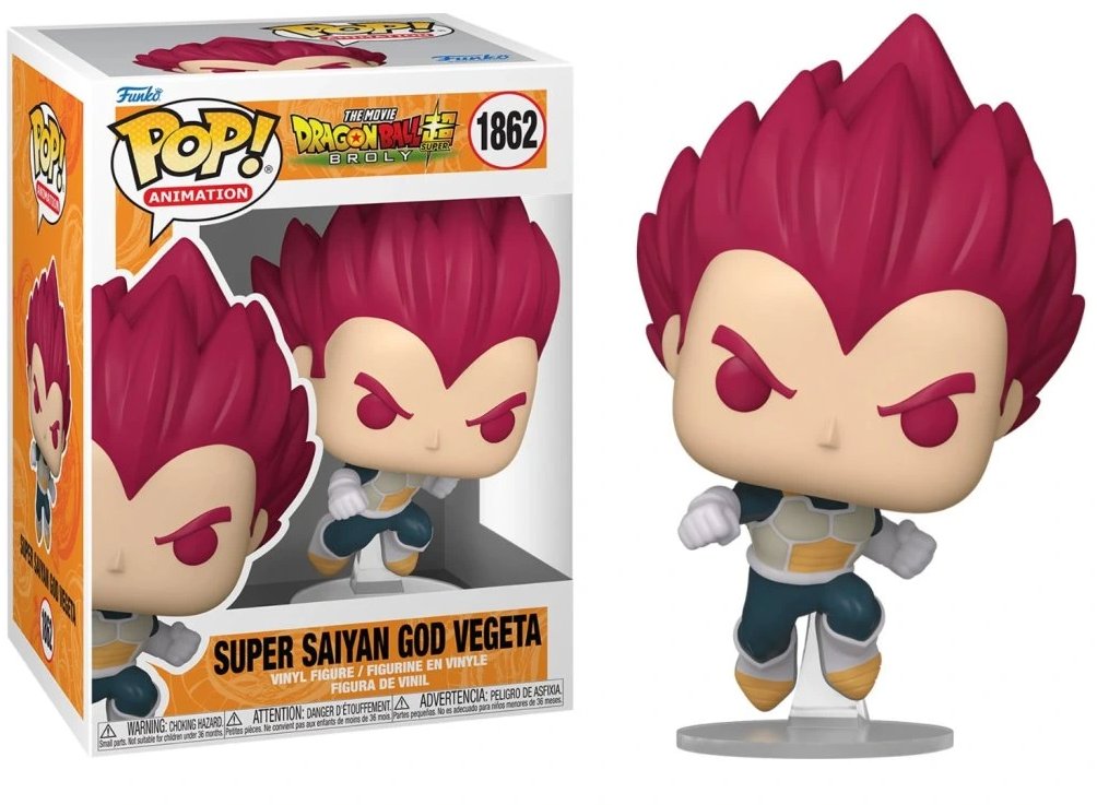 Funko Pop! Dragon Ball Super Super Saiyan God Vegeta 1862