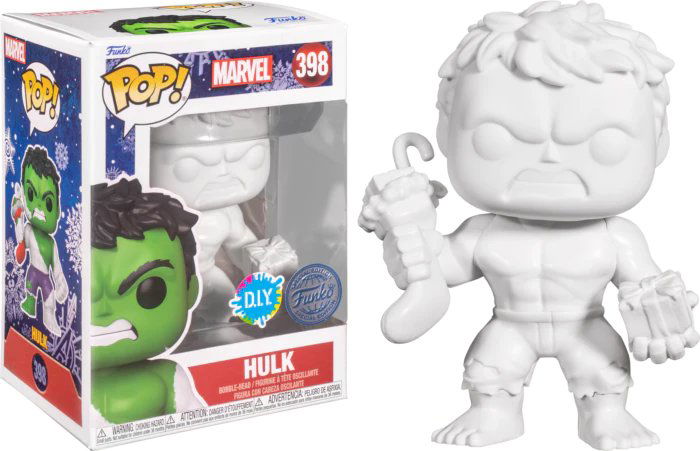Funko POP Hulk (Holiday) (DI Y) (Marvel Comics)