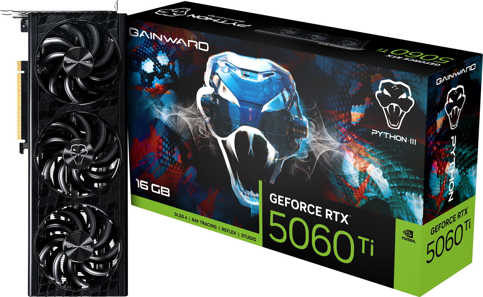 GAINWARD GeForce RTX 5060 Ti Python III 16G